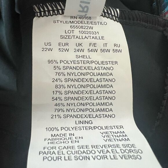 Trimshaper Farrah Swim Romper Plus- Size 22W - Picture 12 of 12